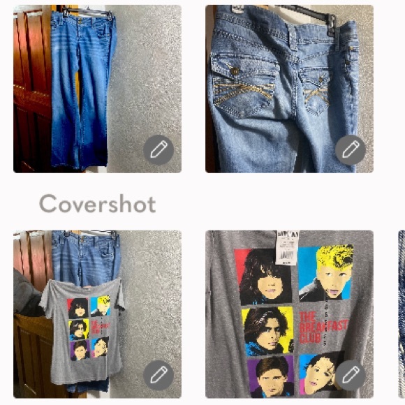 The breakfast club T-shirt & Decree tattered edge jeans - Picture 1 of 14